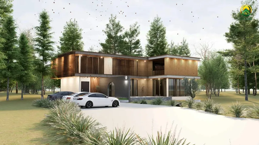 บ้าน 2 ชั้นสไตล์ Modern Luxury งบ 10 ล้านบาทขึ้นไป ผลงานออกแบบของ บ้านคุณ ณ. ทำ